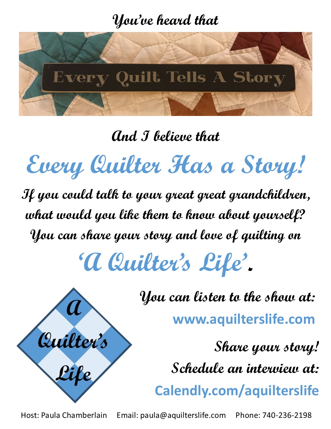 A Quilter's Life Poster P1